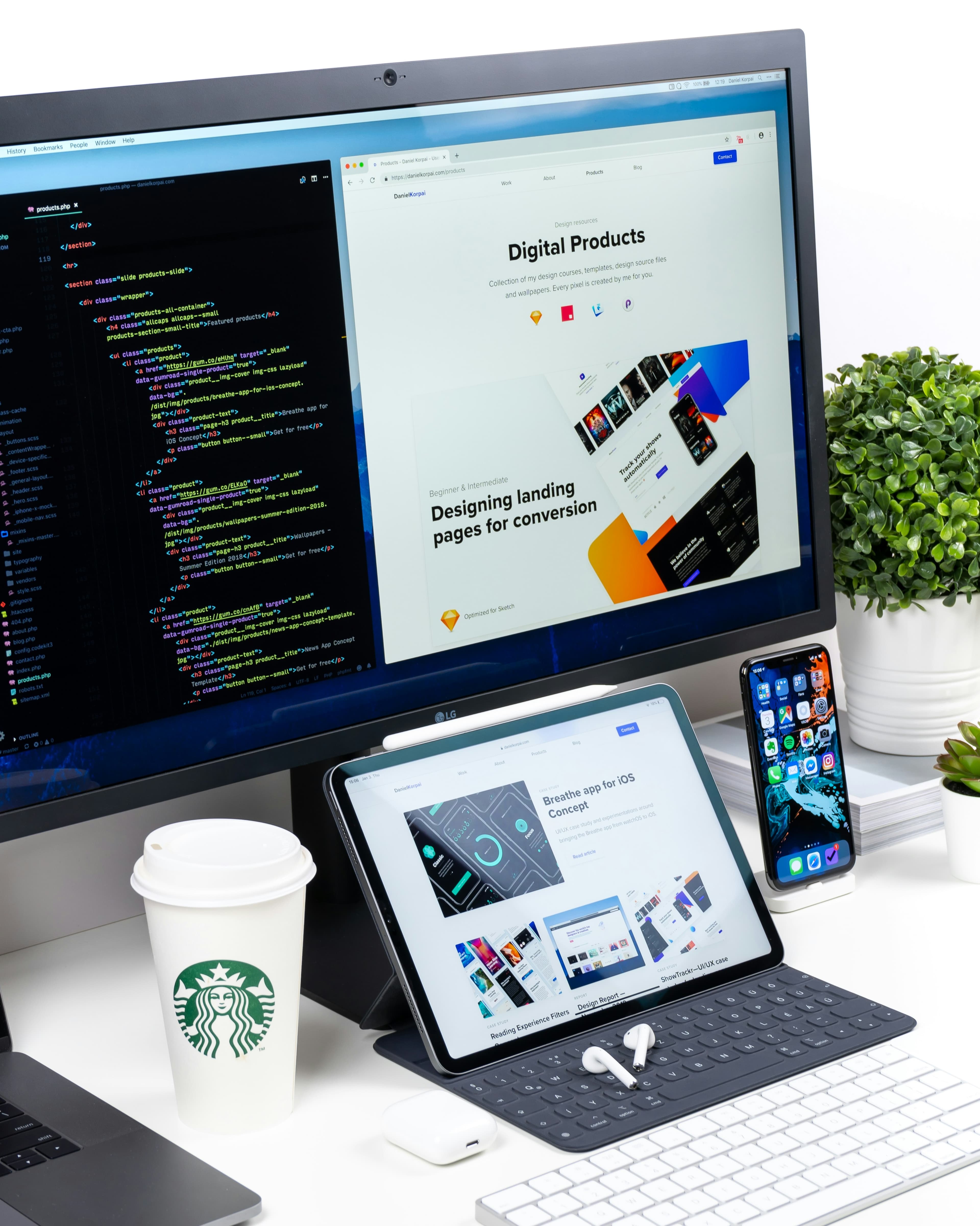 Website development multiple device